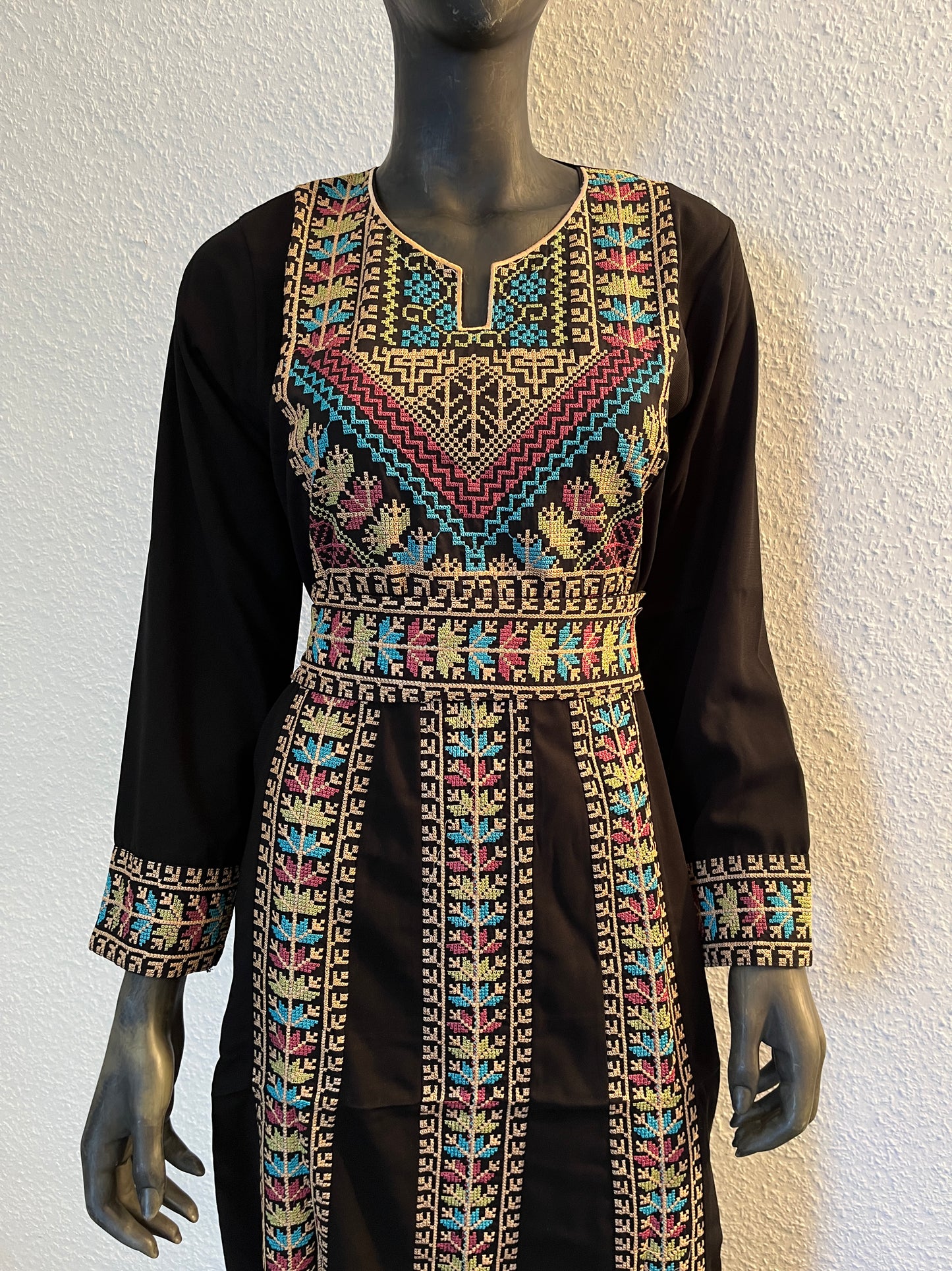 Palästina Abaya Bunt Gold