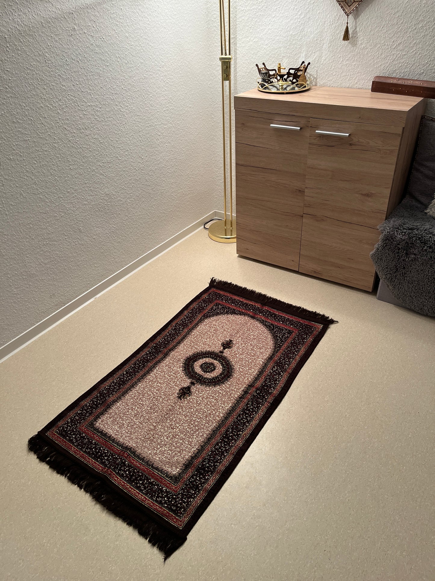Glitzer Gebetsteppich
