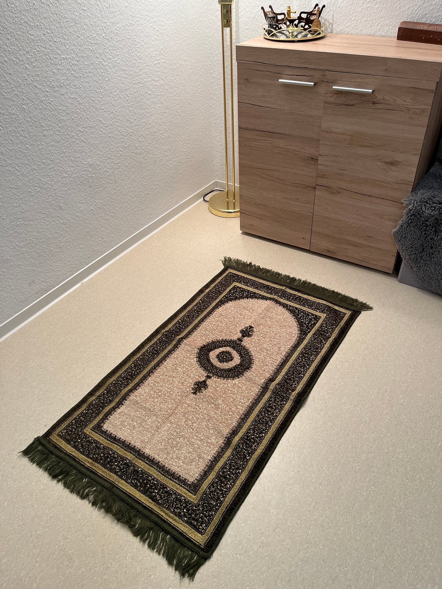 Glitzer Gebetsteppich