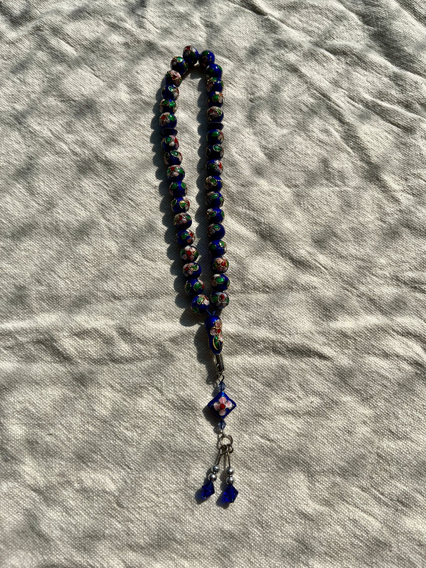 Tasbih Gebetskette Floral Handarbeit