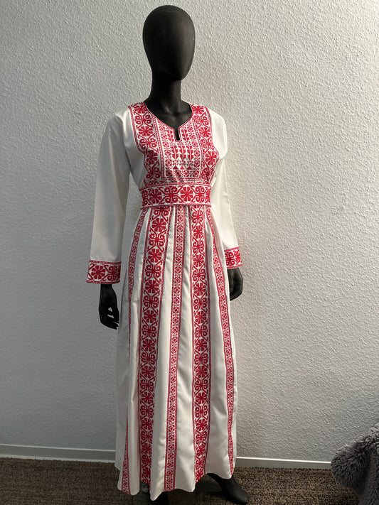 Palästina Abaya White