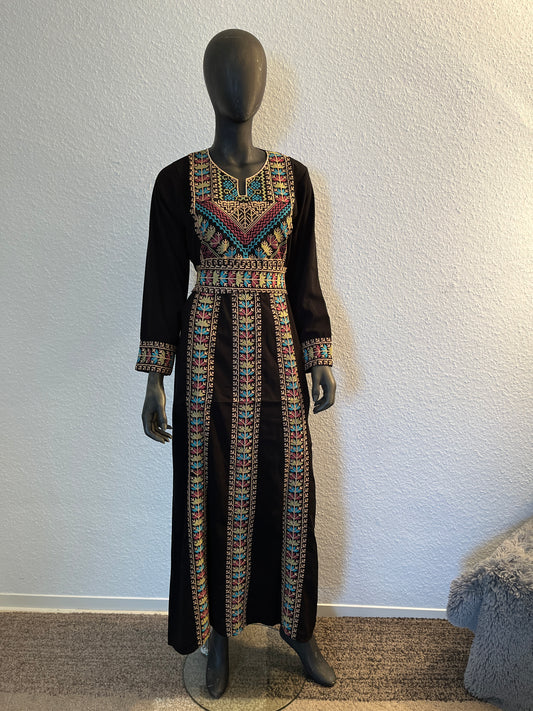 Palästina Abaya Bunt Gold